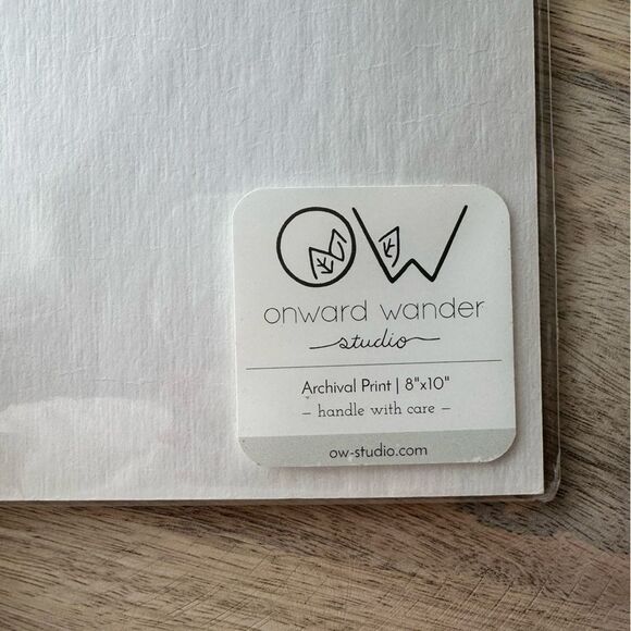 Mountain Girl Matted Print 8”x10” - Picture 3 of 3